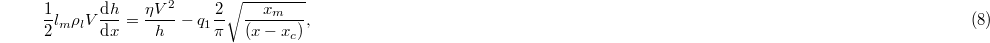 Equation (8)