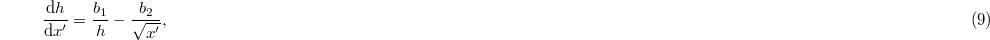 Equation (9)