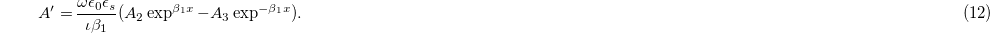 Equation (12)