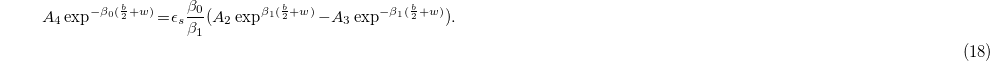 Equation (18)