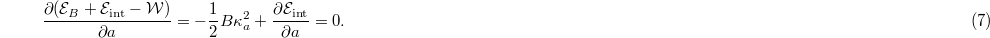 Equation (7)
