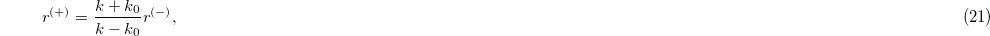 Equation (21)