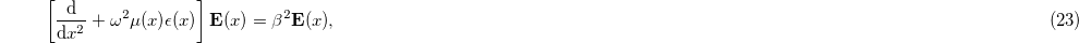 Equation (23)
