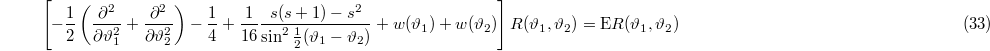 Equation (33)