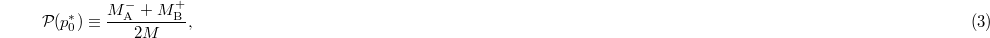 Equation (3)