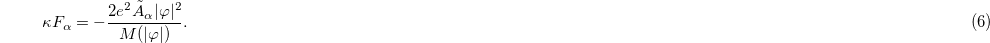 Equation (6)