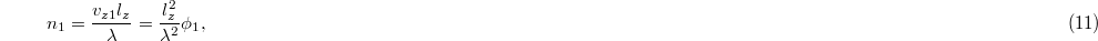Equation (11)