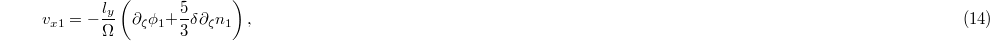 Equation (14)