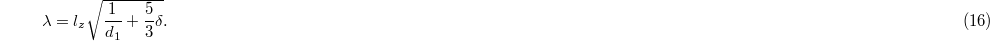 Equation (16)