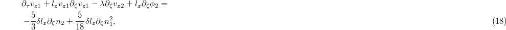 Equation (18)