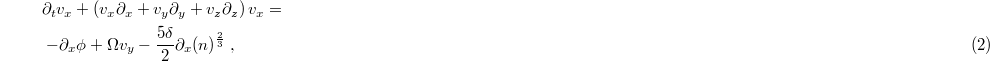 Equation (2)