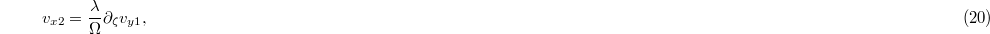 Equation (20)