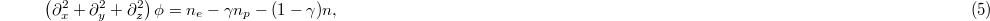 Equation (5)