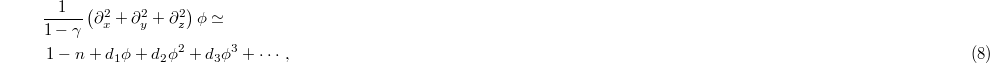 Equation (8)