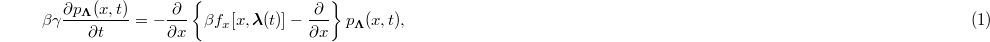 Equation (1)