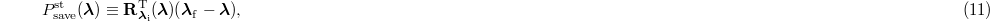 Equation (11)