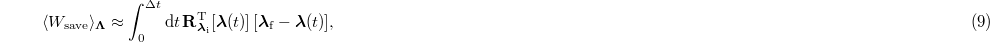 Equation (9)