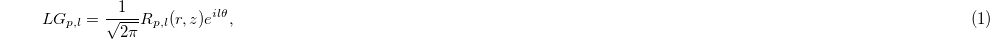 Equation (1)