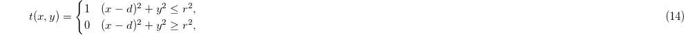 Equation (14)