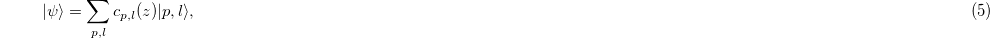 Equation (5)