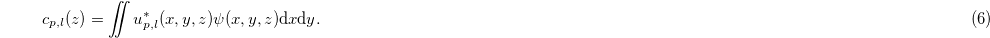 Equation (6)