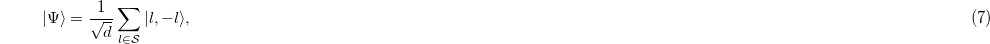 Equation (7)