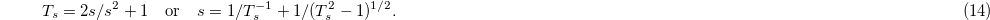 Equation (14)