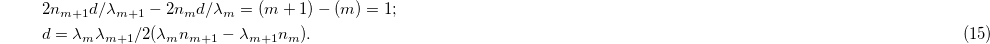 Equation (15)