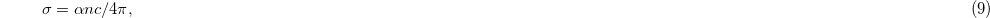 Equation (9)