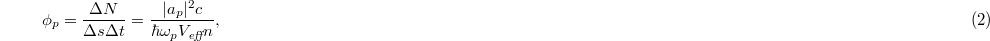 Equation (2)