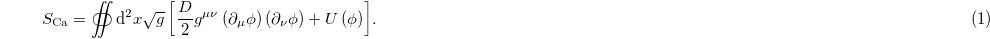 Equation (1)