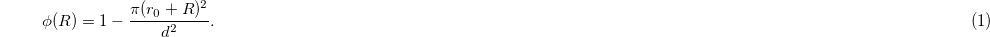 Equation (1)