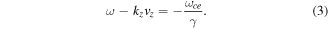 Equation (3)