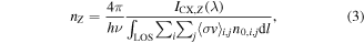 Equation (3)