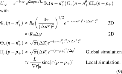 Equation (9)