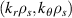 $(k_r\rho_s, k_\theta\rho_s)$