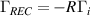 $\Gamma_{REC} = -R\Gamma_i$