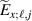 $\widetilde{E}_{x;\ell,j}$