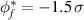 $\phi_{f}^{\ast} = -1.5\, \sigma$