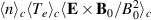 $\langle n\rangle_c \langle T_e\rangle_c\langle\mathbf{E}\times\mathbf{B}_0/B_0^2\rangle_c$