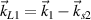 $\vec{k}_{L1} = \vec{k}_1-\vec{k}_{s2}$