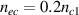 $n_{ec} = 0.2n_{c1}$