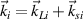 $\vec{k}_i = \vec{k}_{Li}+\vec{k}_{si}$