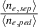 ${\frac{\langle n_{e,sep} \rangle}{\langle n_{e,ped} \rangle}}$