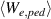 ${\langle W_{e,ped} \rangle}$