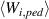 ${\langle W_{i,ped} \rangle}$