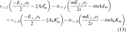 Equation (15)