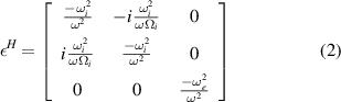 Equation (2)