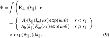 Equation (9)