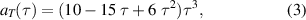 Equation (3)
